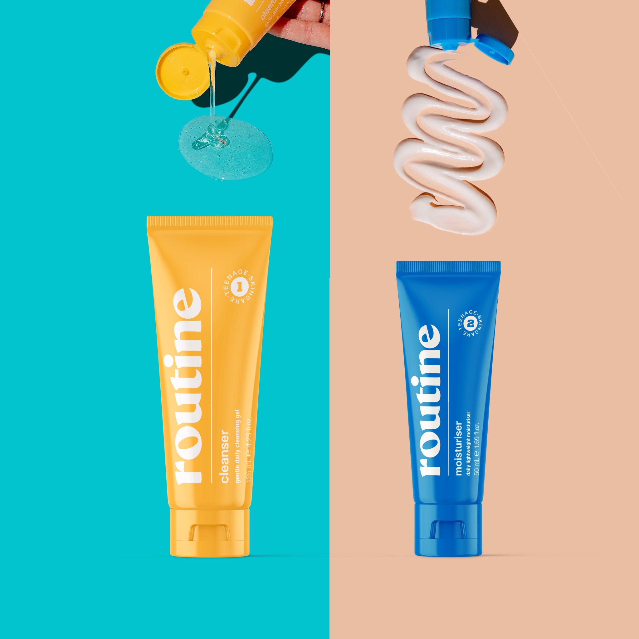 Routine Skin product range - Natural skincare products for acne treatment